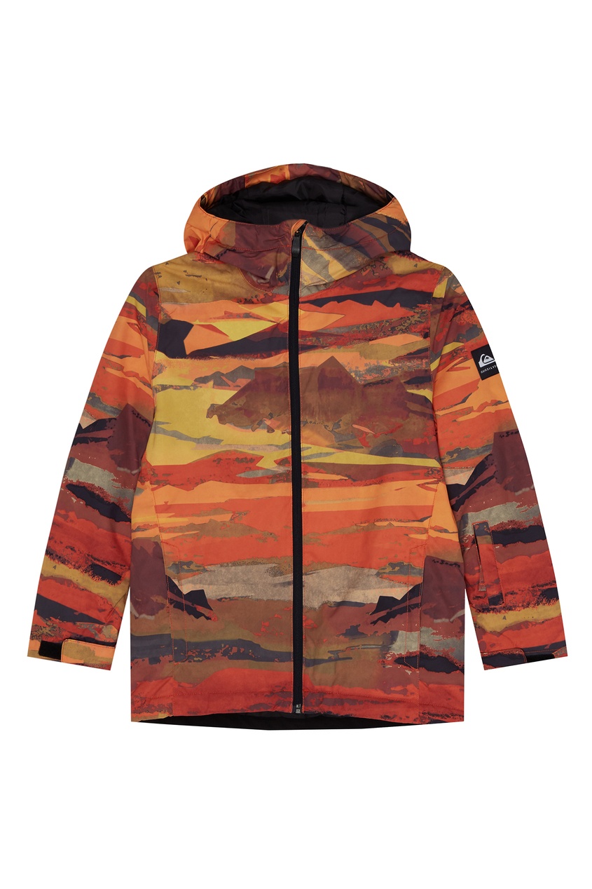 фото Сноубордическая куртка с пейзажным принтом mission quiksilver