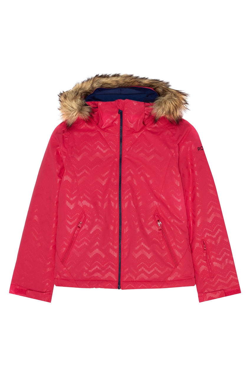 фото Сноубордическая куртка цвета фуксии jet ski roxy