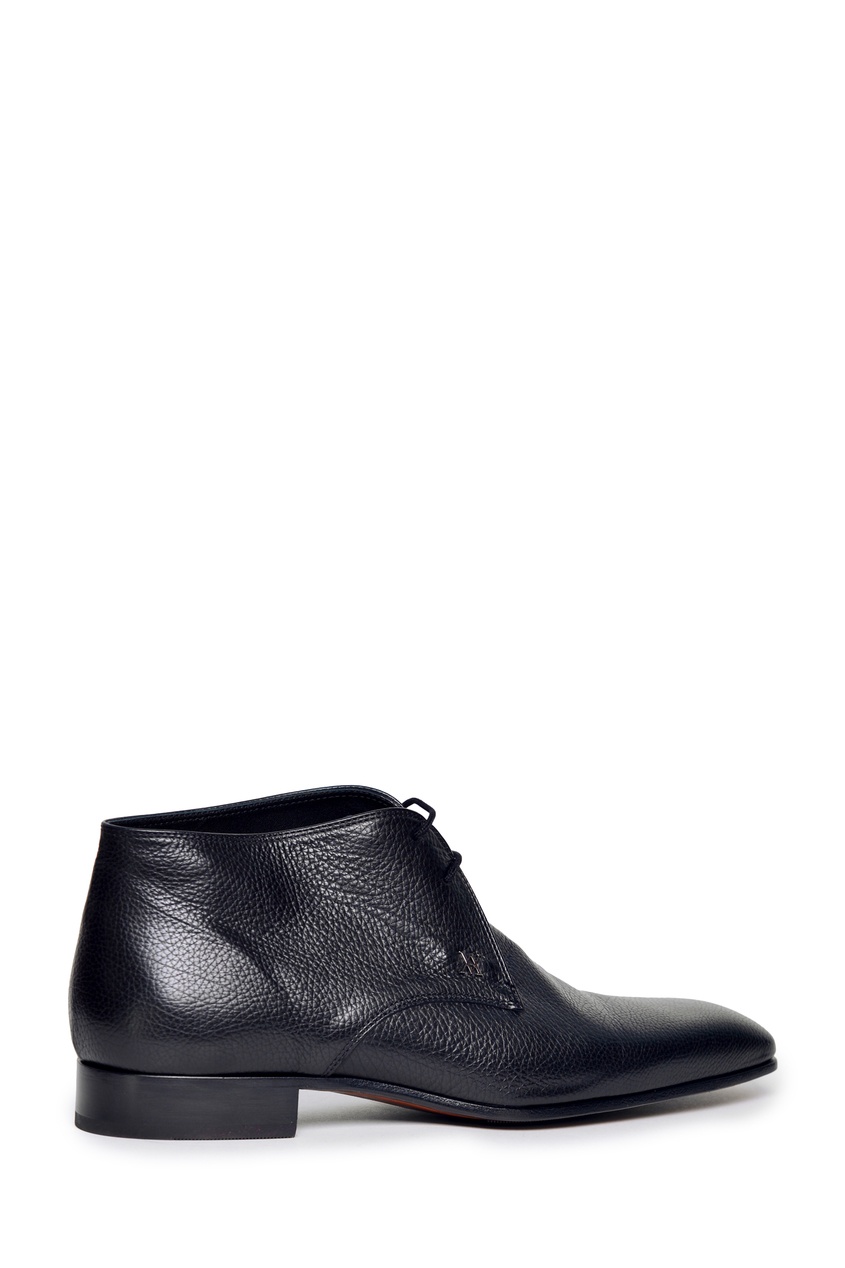 фото Черные ботинки со шнуровкой artioli