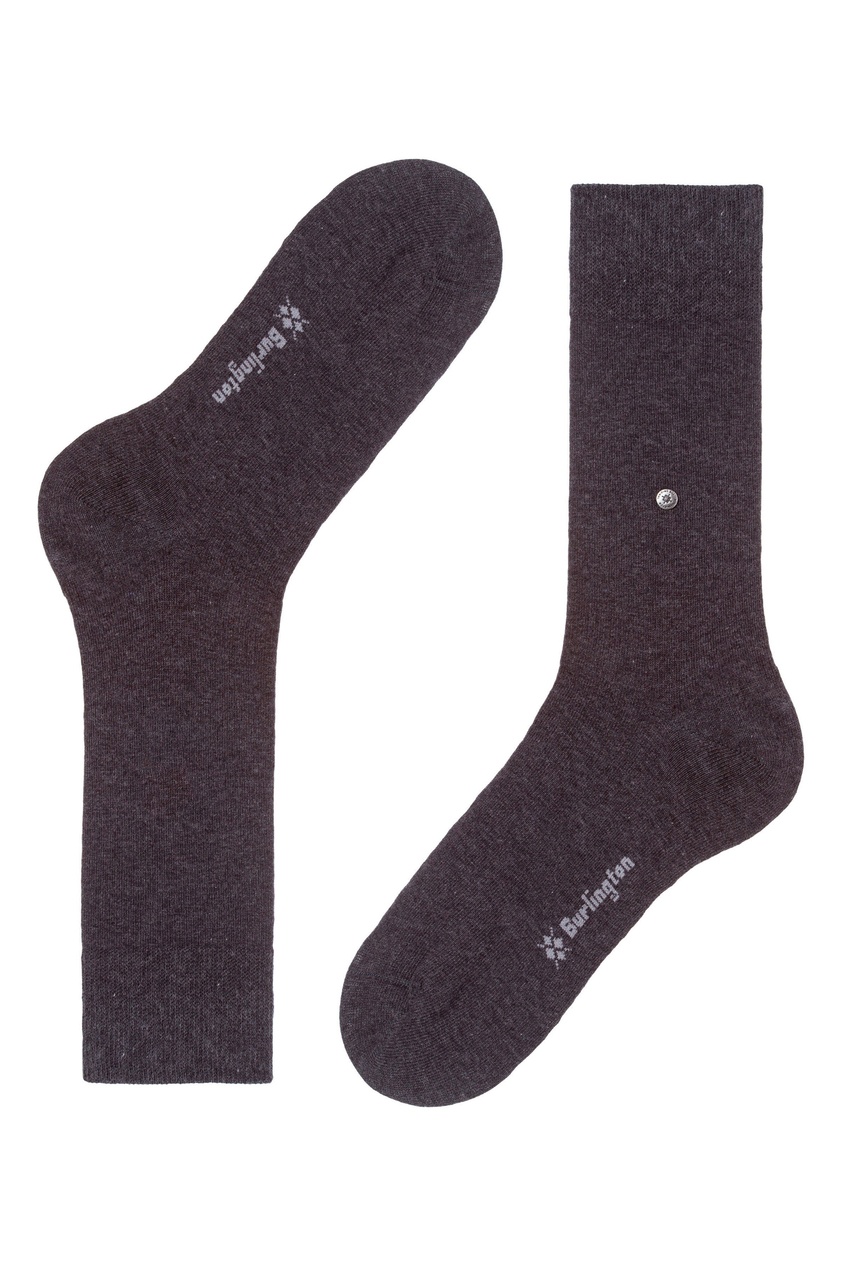 фото Темно-серые хлопковые носки everyday 2-pack burlington