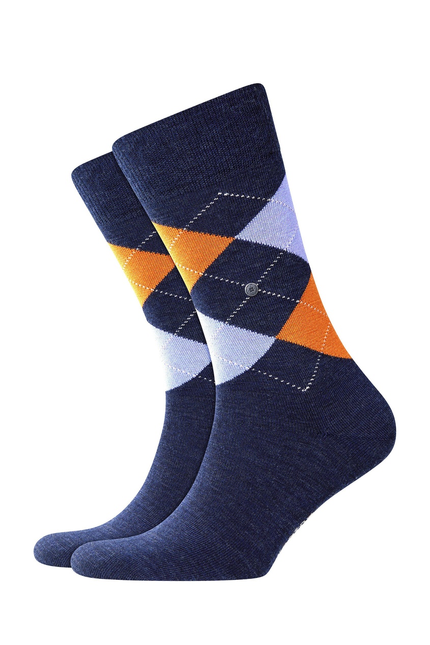 фото Трикотажные носки с яркими узорами-ромбами burlington