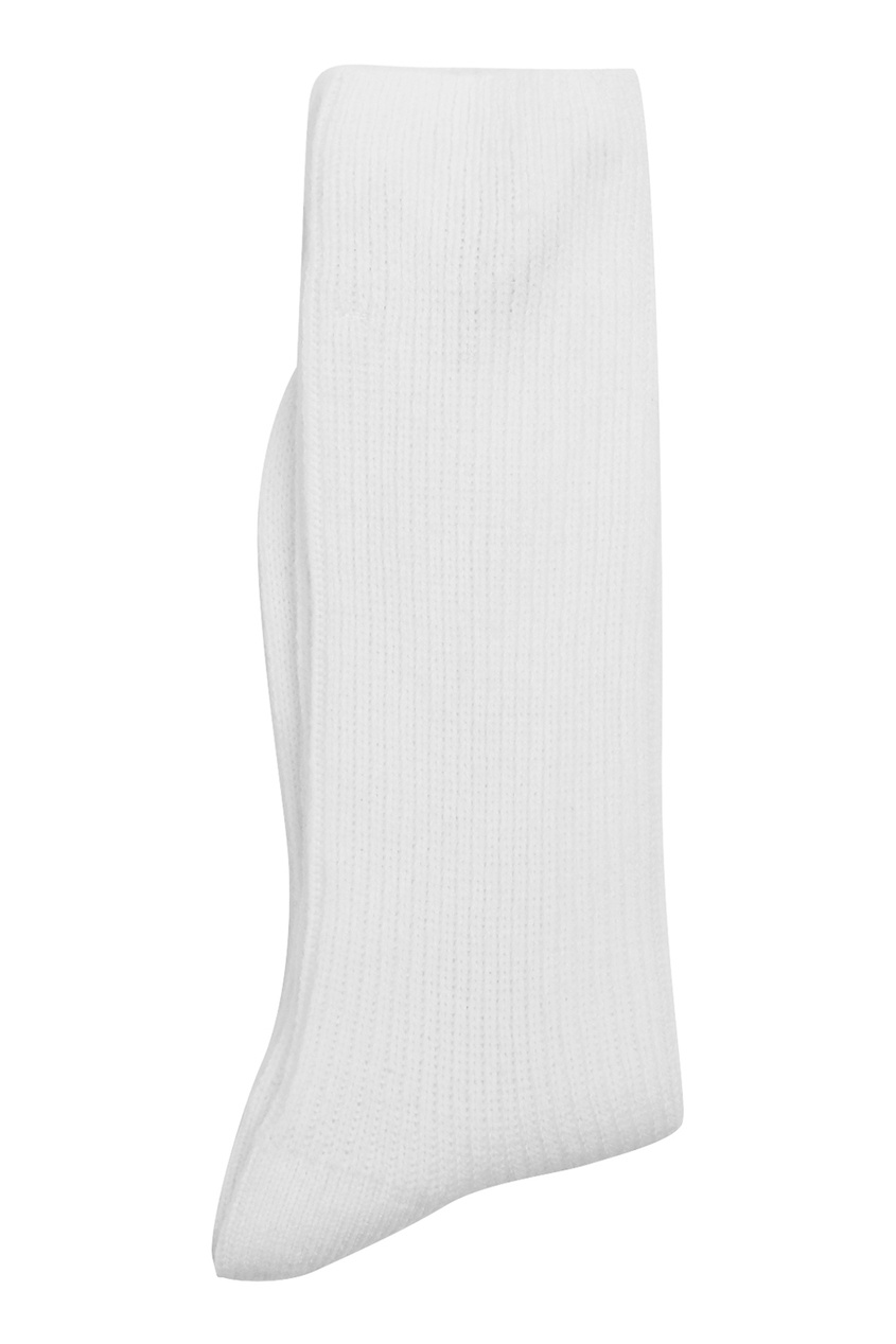 фото Белые кашемировые носки jil sander