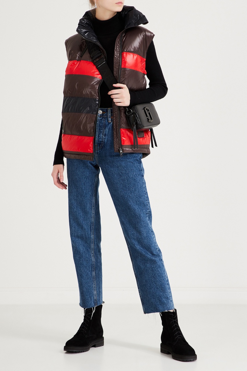 фото Черные ботинки из натуральной кожи vanlim