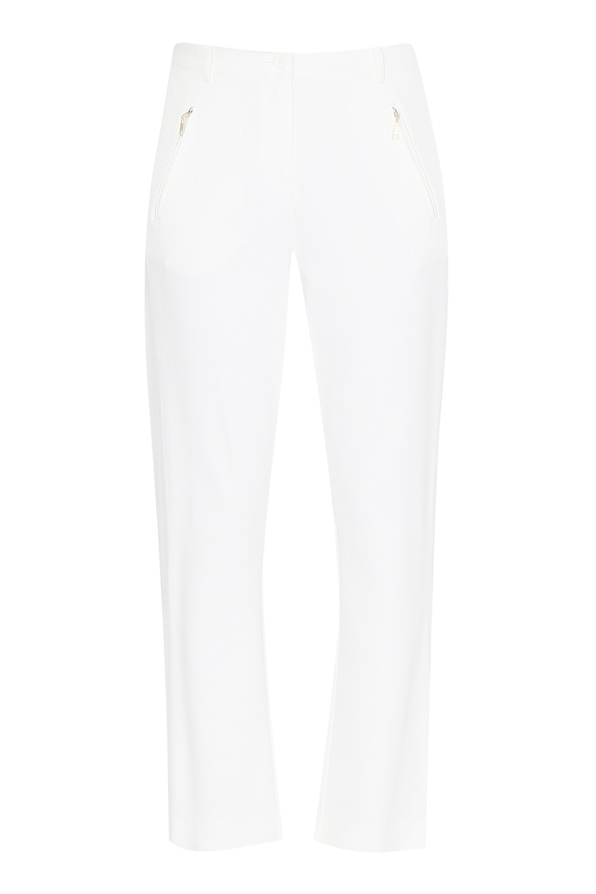 фото Белые укороченные брюки marina rinaldi