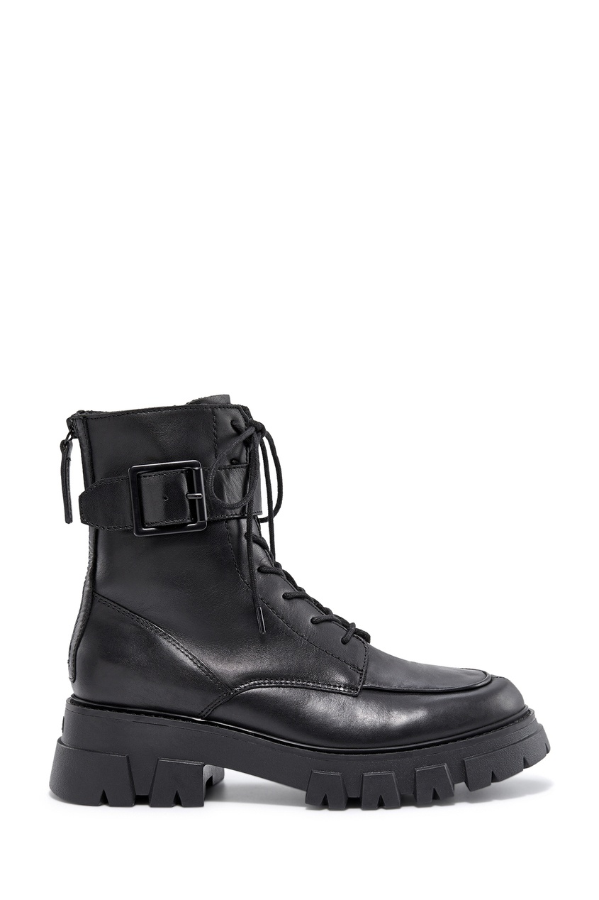 фото Черные кожаные ботинки lindon ash
