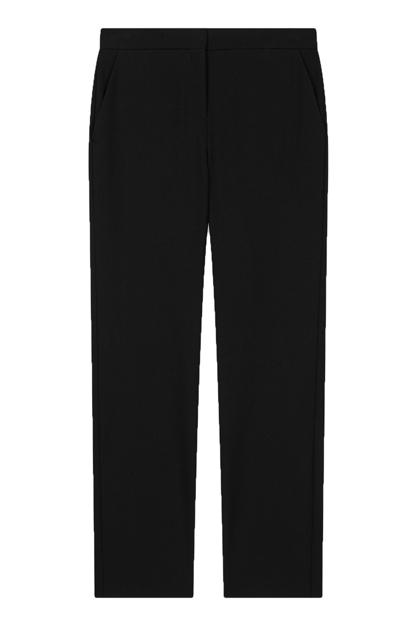 фото Прямые брюки черного цвета maje