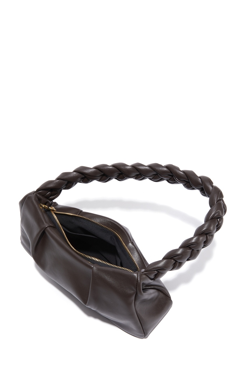 фото Темно-коричневая сумка the genova demellier