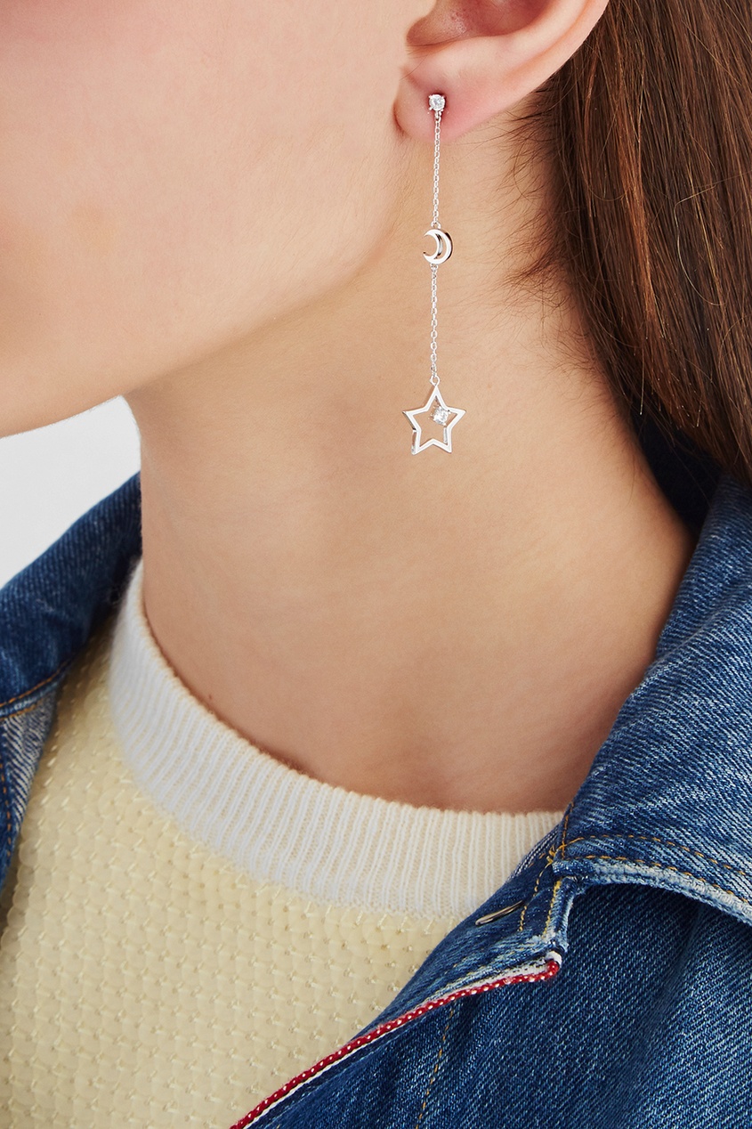 Серьги с кристаллами, Серебряный, Серьги с кристаллами
Серьги с кристаллами, Серебряный, Серьги с кристаллами