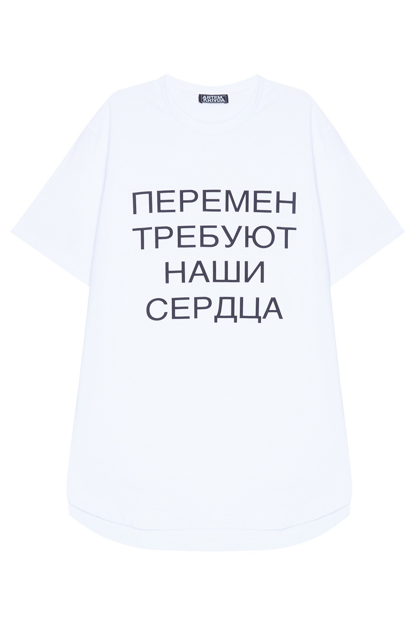 фото Хлопковая футболка artem krivda
