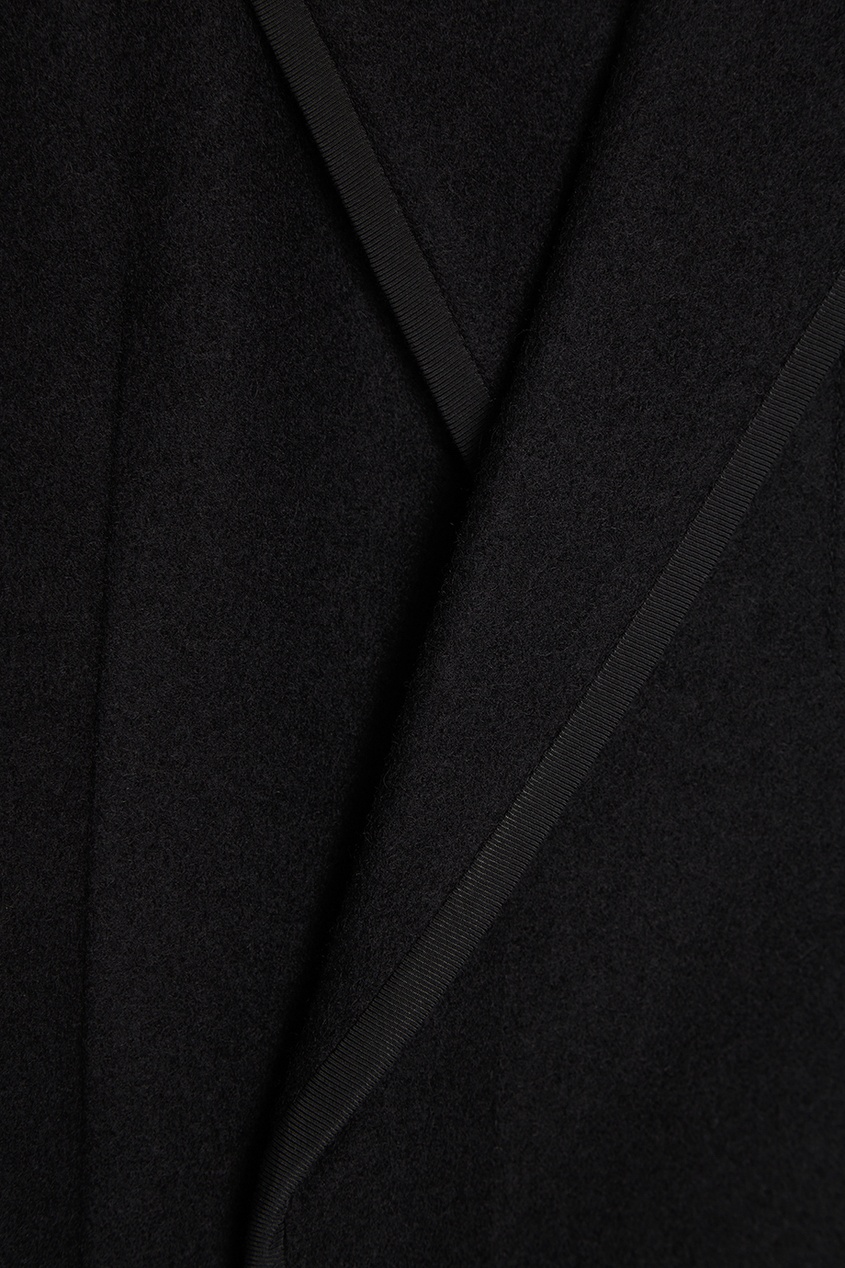 фото Классическое черное пальто haider ackermann