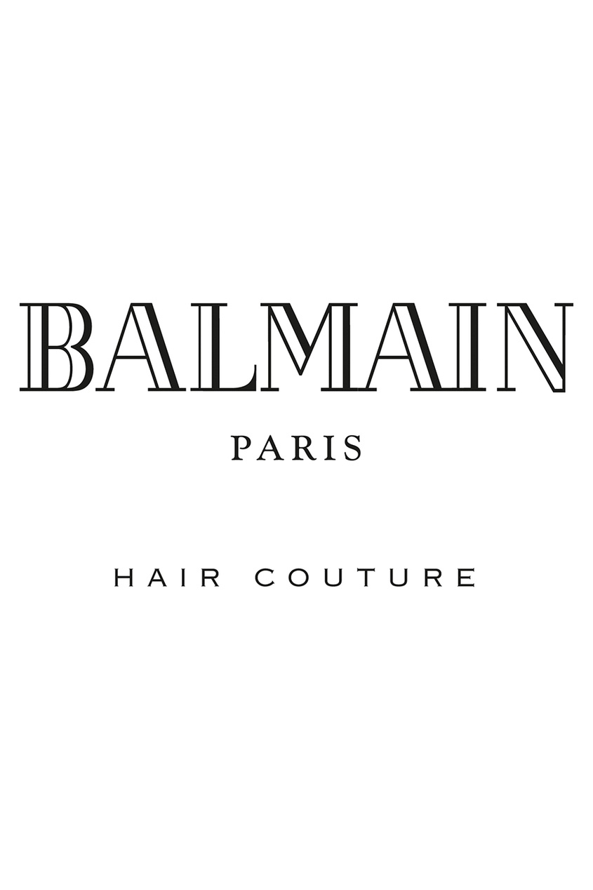 фото Белая косметичка со средствами для ухода balmain paris hair couture