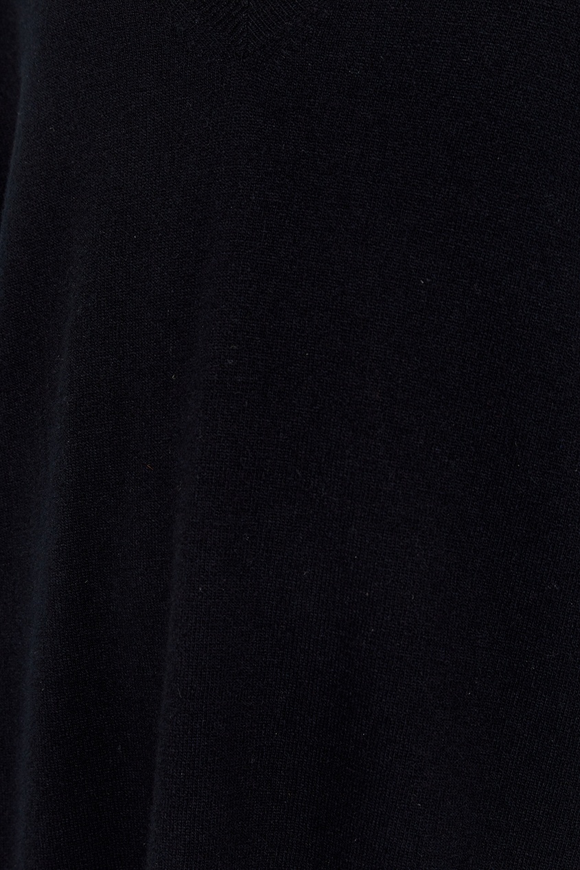 фото Черный шерстяной пуловер prada