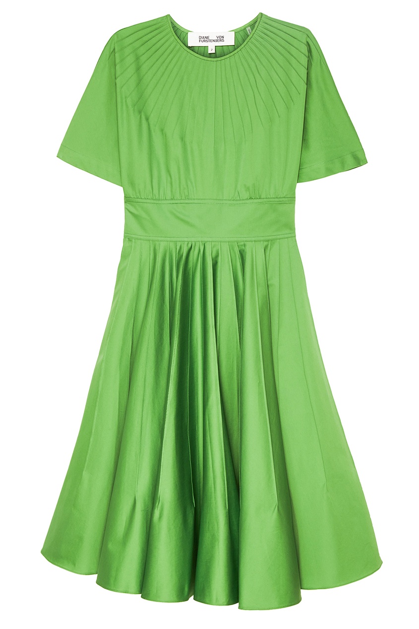 

Зеленое платье из хлопка, Зеленый, Зеленое платье из хлопка