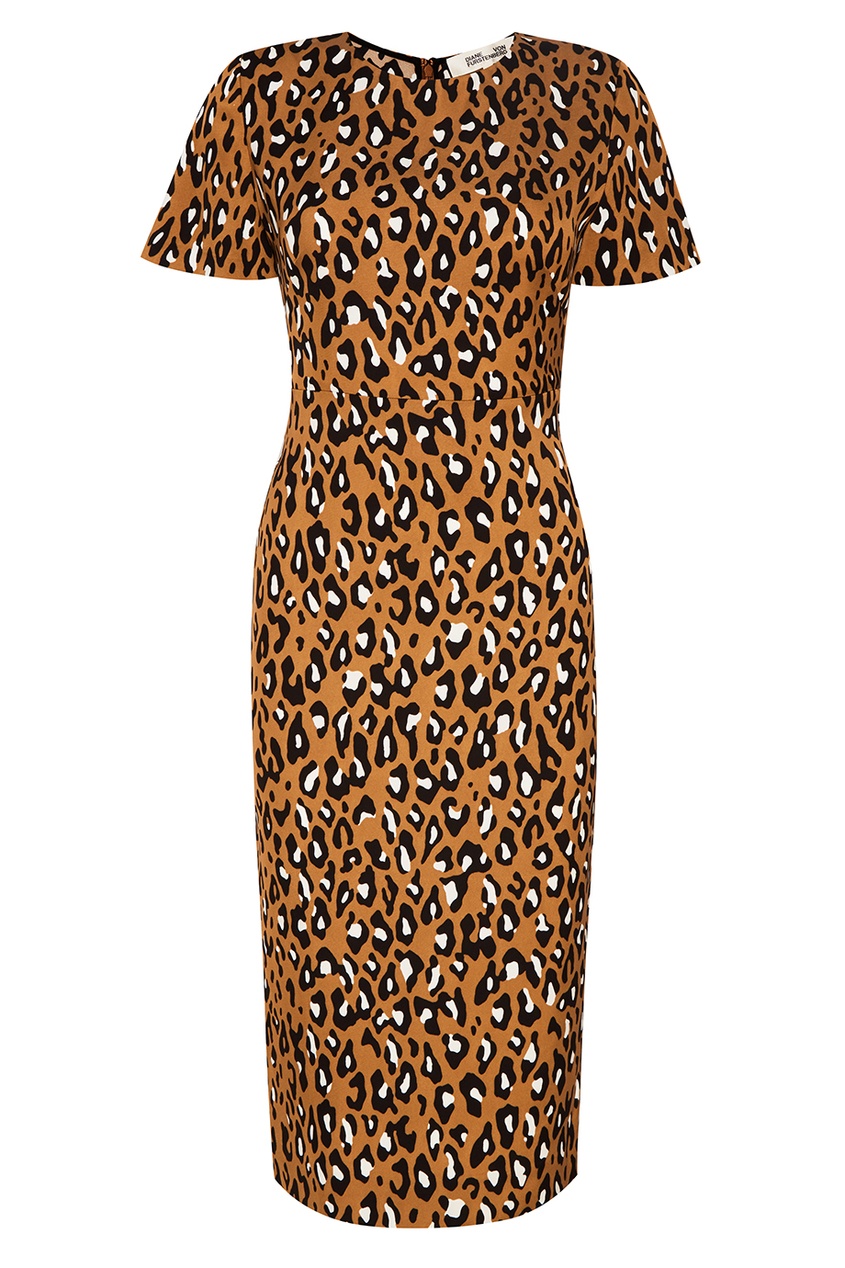 

Леопардовое платье-футляр, Multicolor, Леопардовое платье-футляр