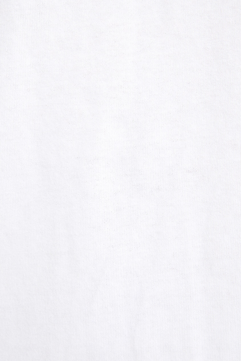 фото Белая футболка с v-вырезом calvin klein
