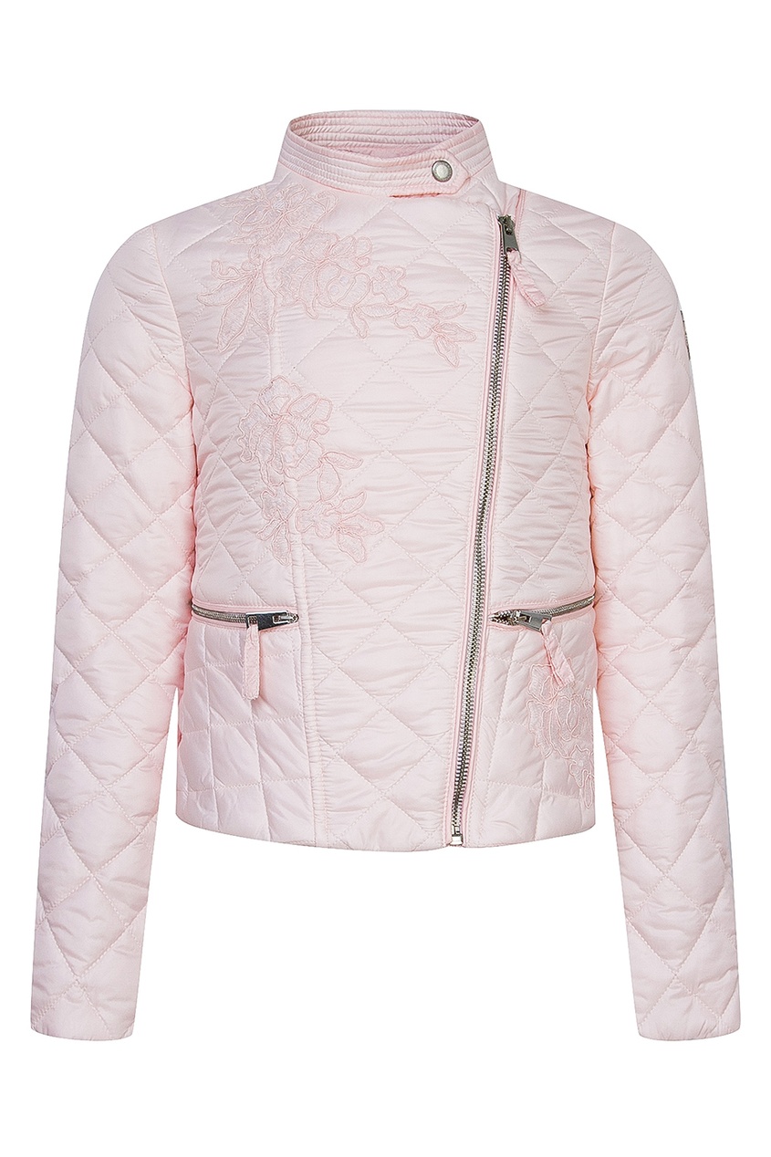 фото Розовая куртка с вышивкой ermanno scervino