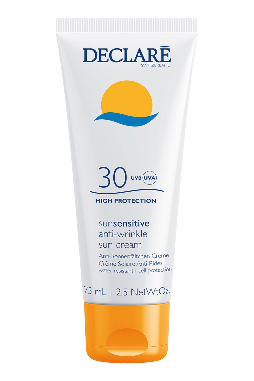 

Anti-Wrinkle Sun Cream Солнцезащитный крем SPF 30 с омолаживающим действием, Без цвета