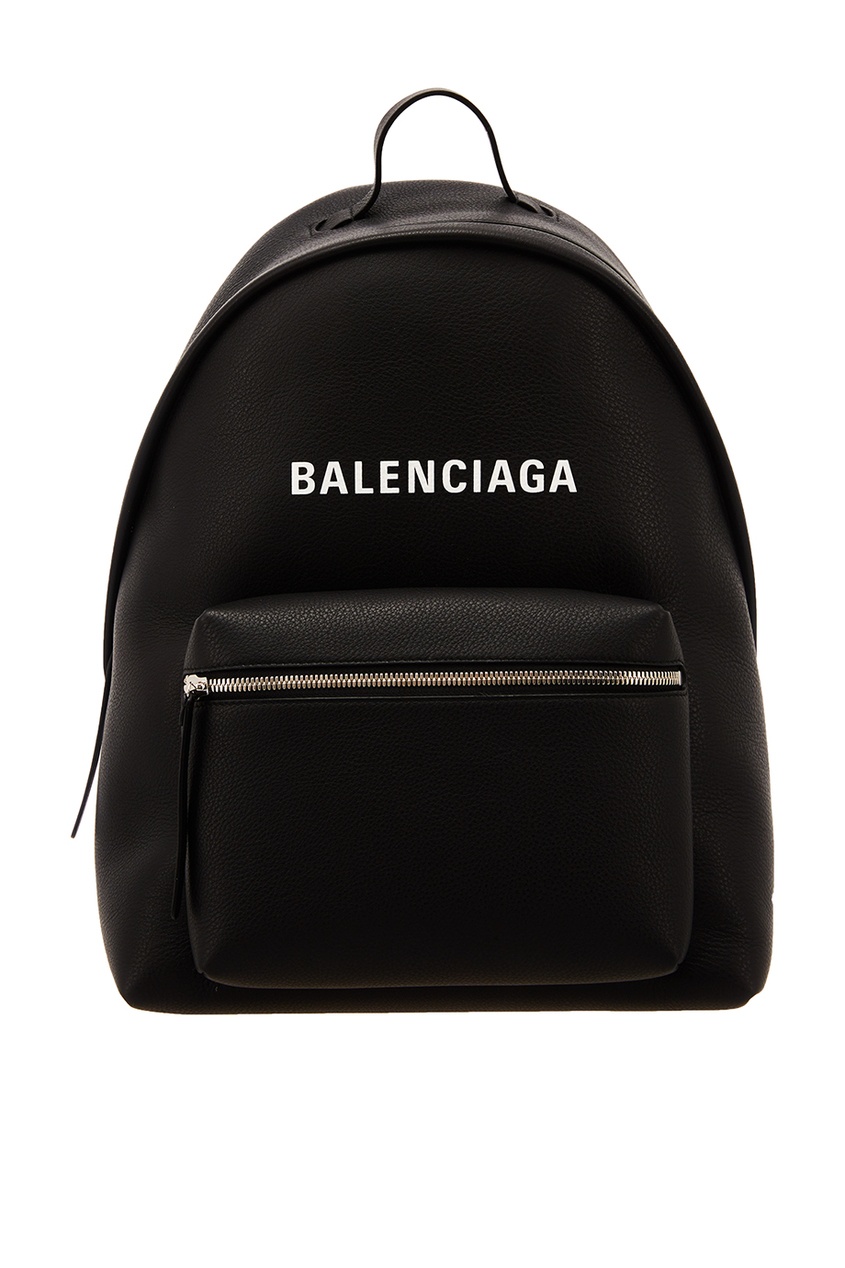 фото Кожаный рюкзак с логотипом balenciaga