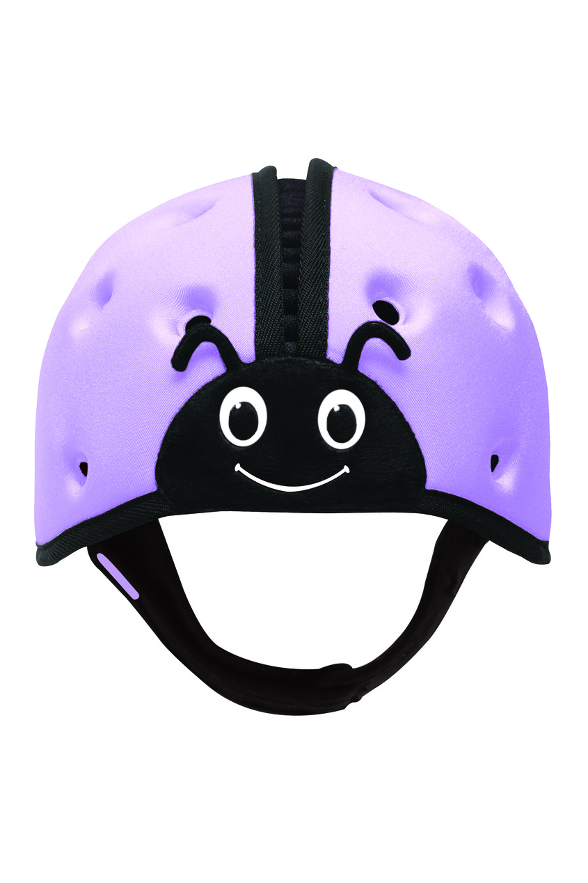фото Фиолетовый шлем божья коровка safeheadbaby