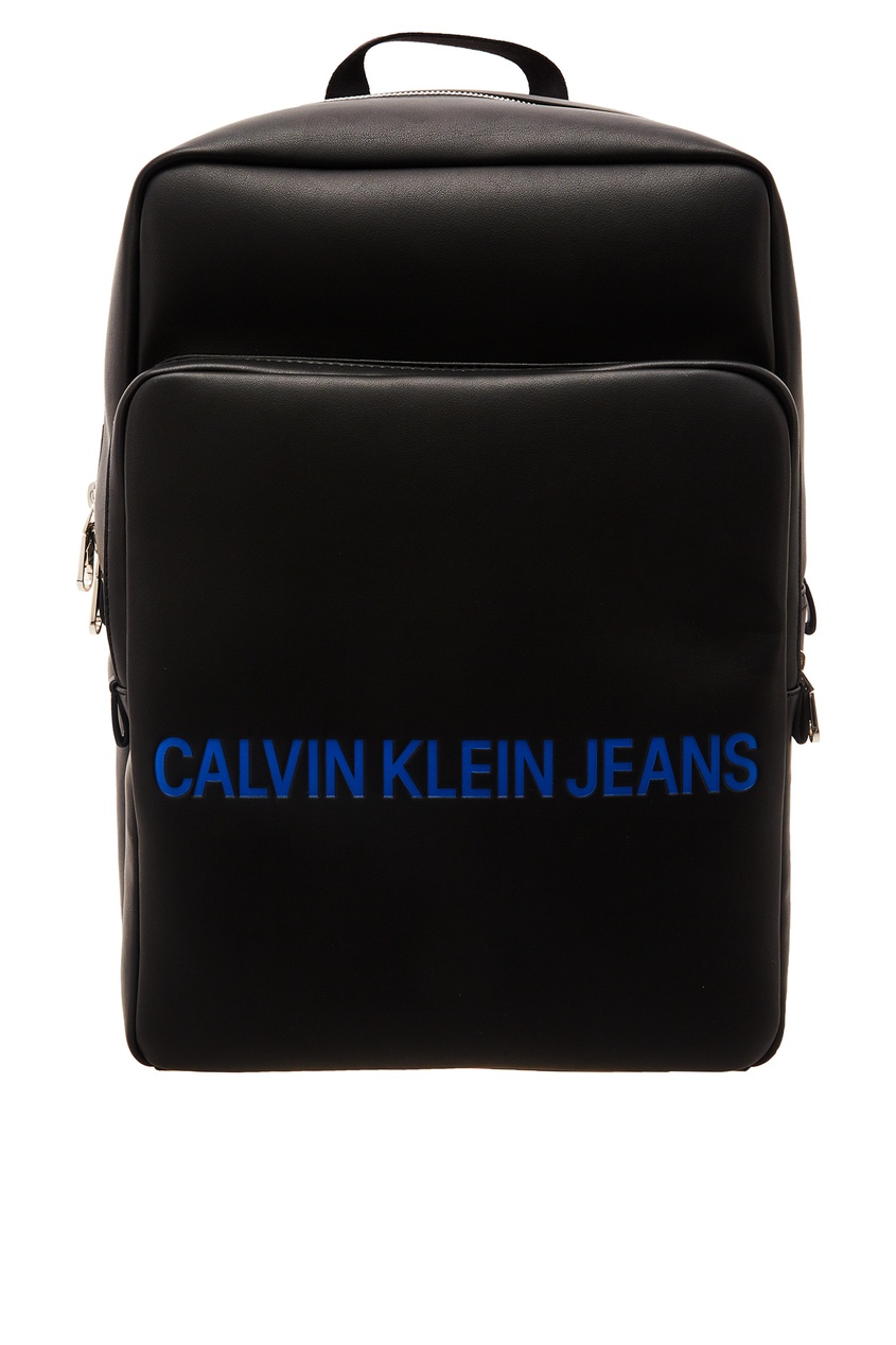 фото Прямоугольный черный рюкзак calvin klein