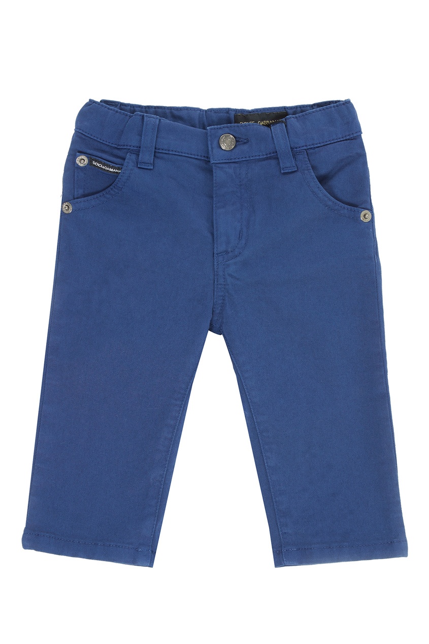 фото Голубые джинсы из хлопка dolce&gabbana