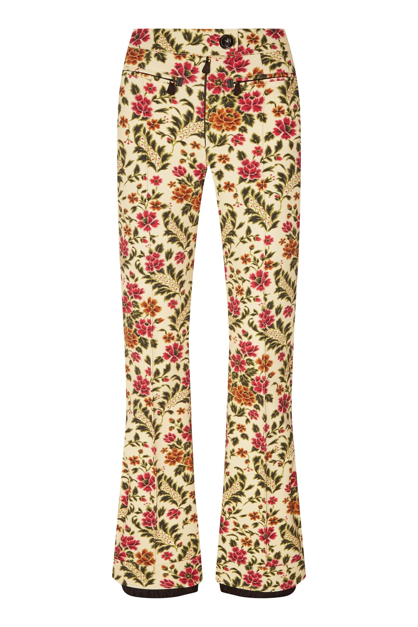 фото Горнолыжные брюки-клеш с цветочным принтом 3 moncler grenoble