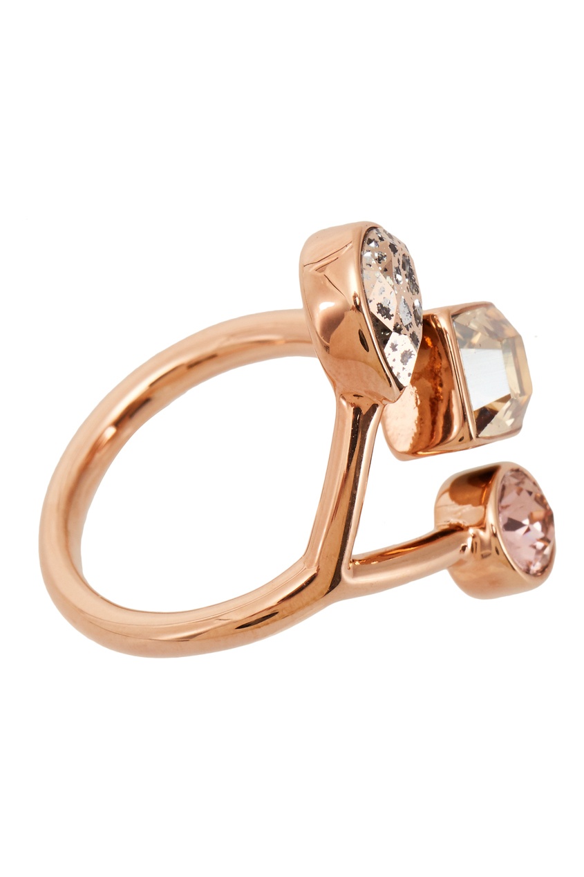 

Кольцо с покрытием из розового золота Atelier Swarovski x Peter Pilotto, Золотой