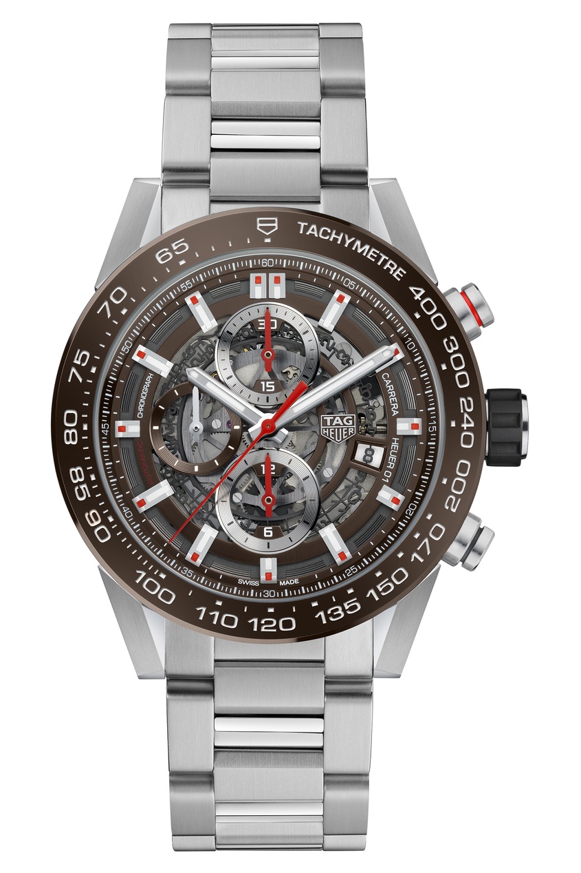 фото Carrera calibre heuer 01 автоматические мужские часы с хронографом tag heuer