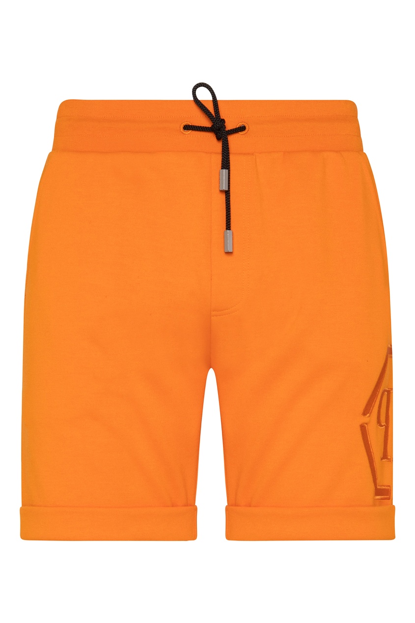 фото Оранжевые шорты с логотипом Philipp plein