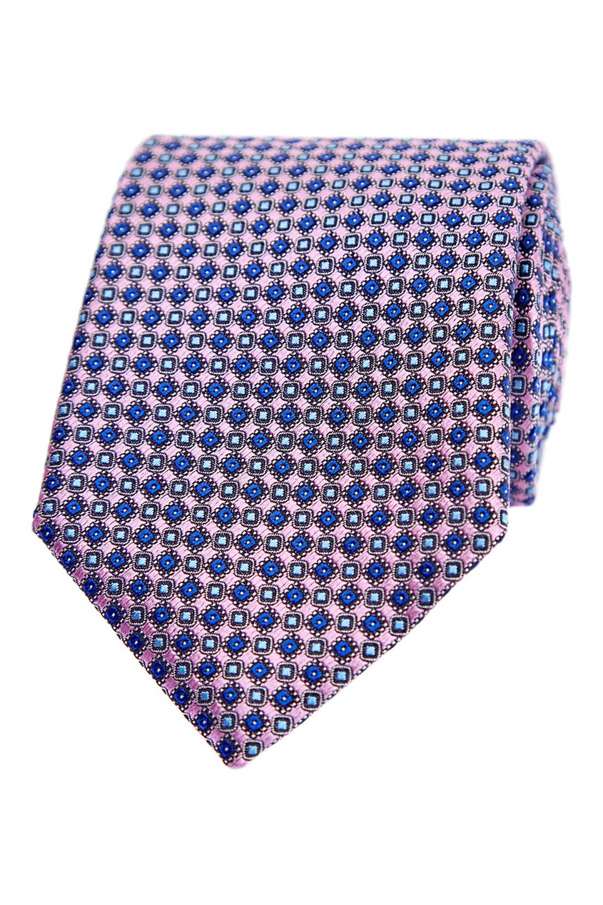 фото Цветной галстук с рисунком canali