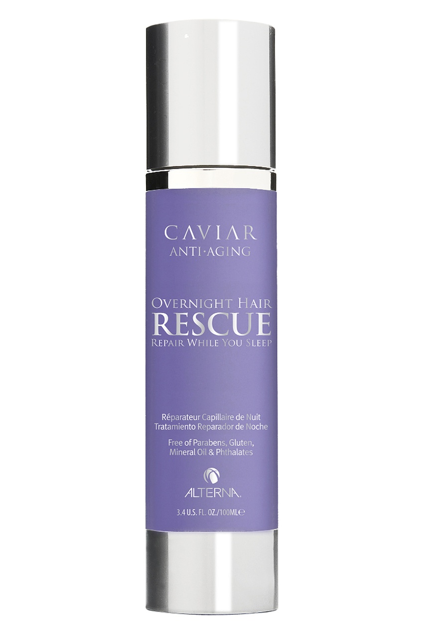 

Ночная восстанавливающая эмульсия для волос Caviar Overnight Hair Rescue, Без цвета