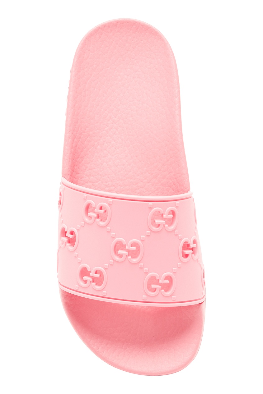 фото Розовые резиновые пантолеты GG Gucci