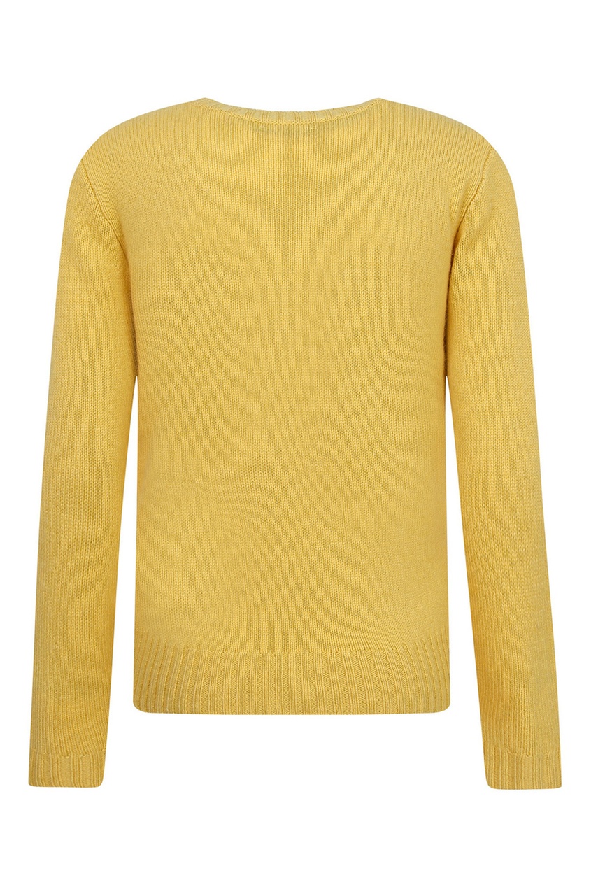 фото Желтый свитер с логотипом ralph lauren kids
