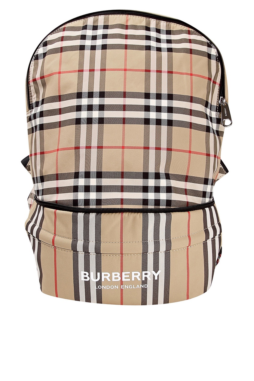 фото Клетчатый рюкзак “burberry” burberry kids