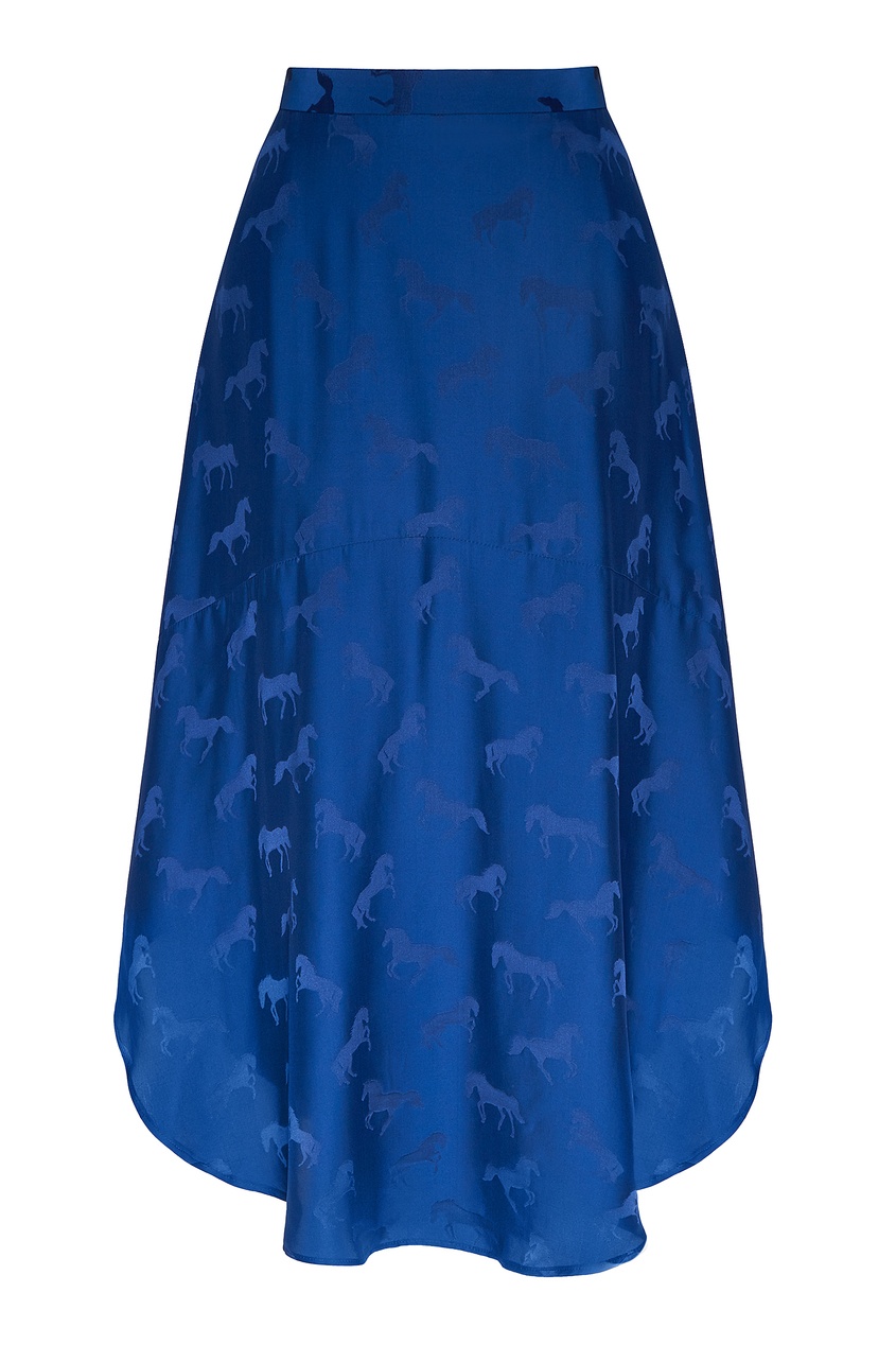 фото Синяя юбка с рисунком stella mccartney