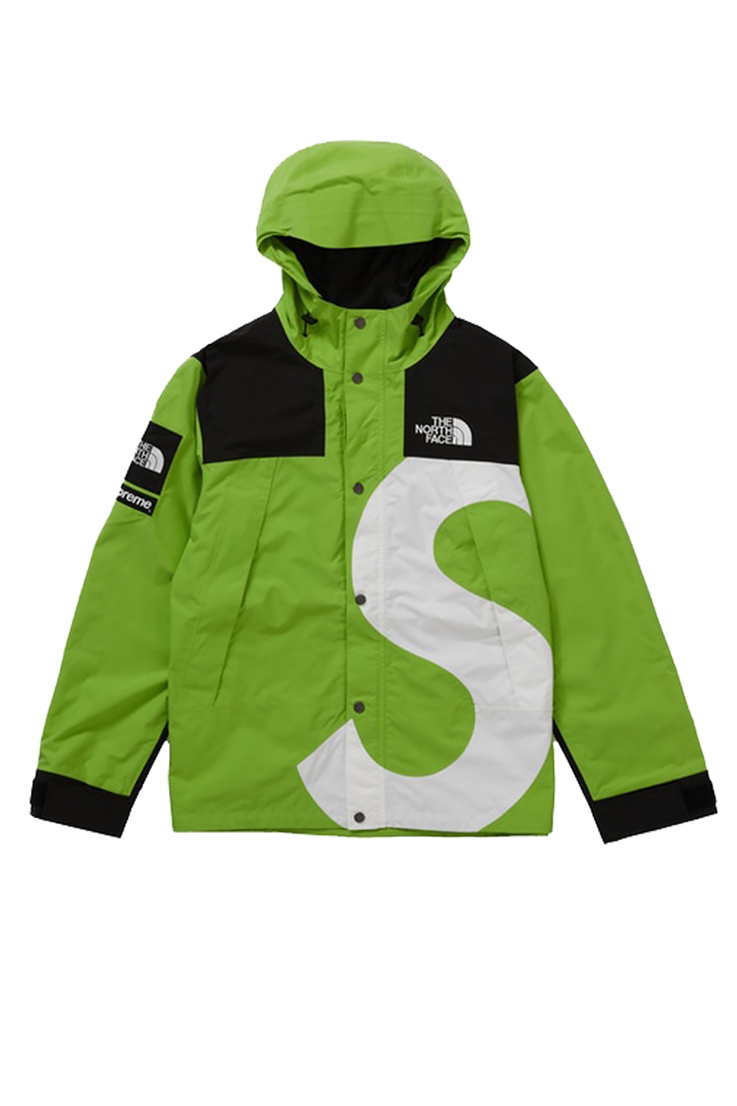 Зеленая куртка Supreme The North Face S 