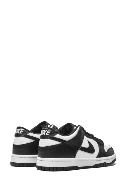 nike dunk low white black