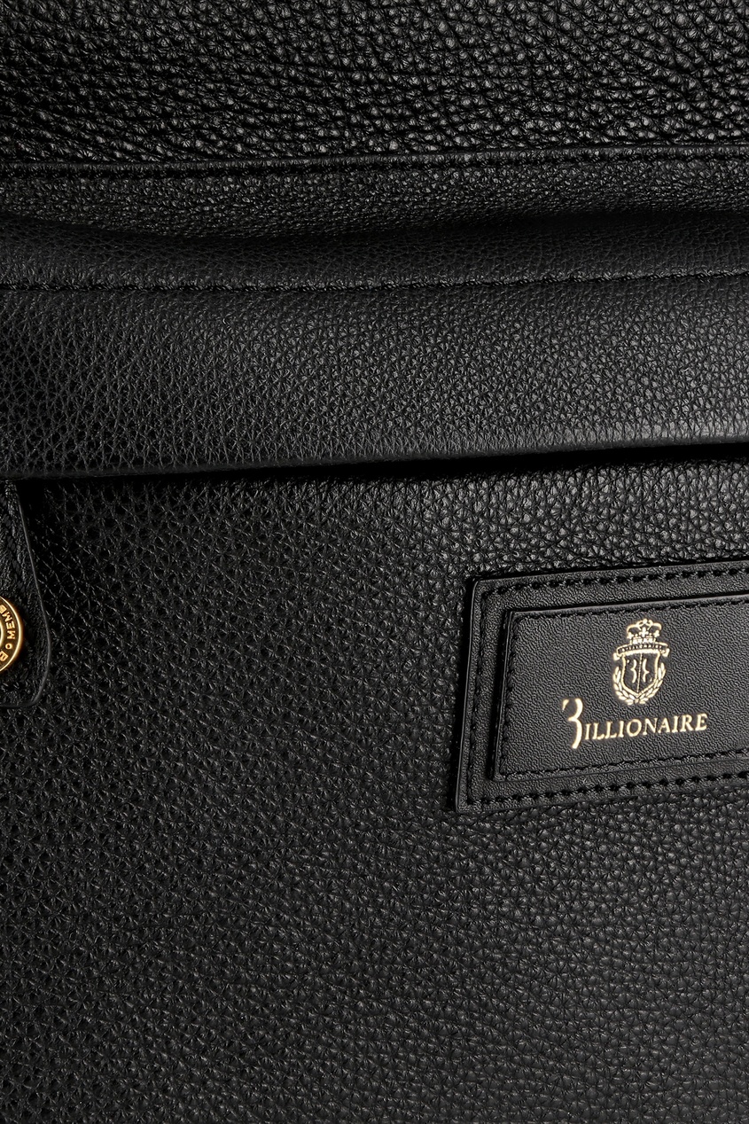 фото Кожаный рюкзак с закругленным верхом Billionaire