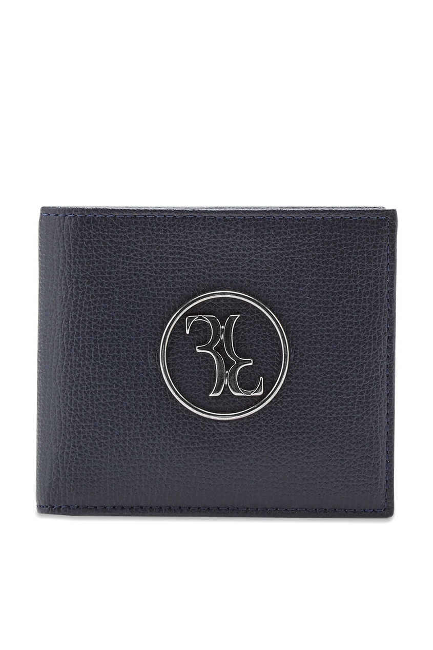 фото Темно-синий кошелек с логотипом billionaire