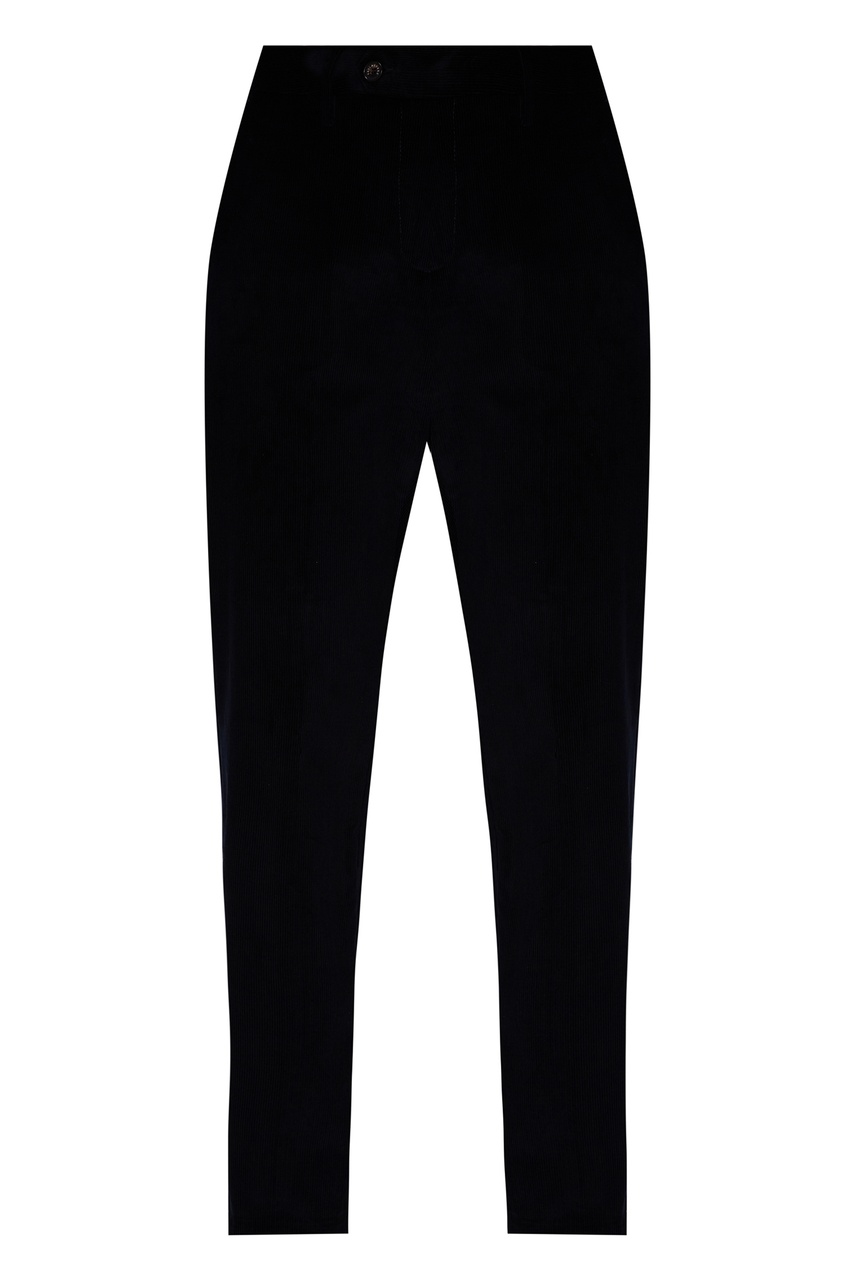 фото Черные брюки из бархатистой ткани paul&shark