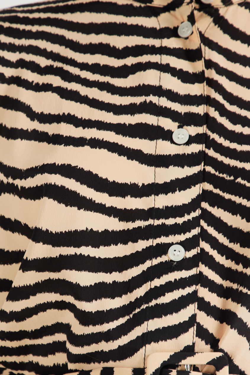фото Платье-рубашка с анималистическим принтом cebina by malene birger