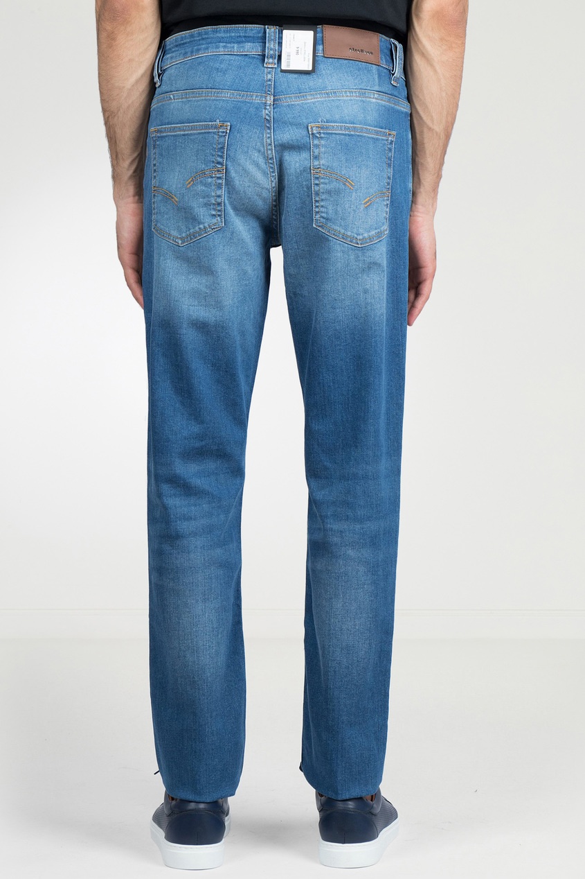фото Прямые синие джинсы strellson