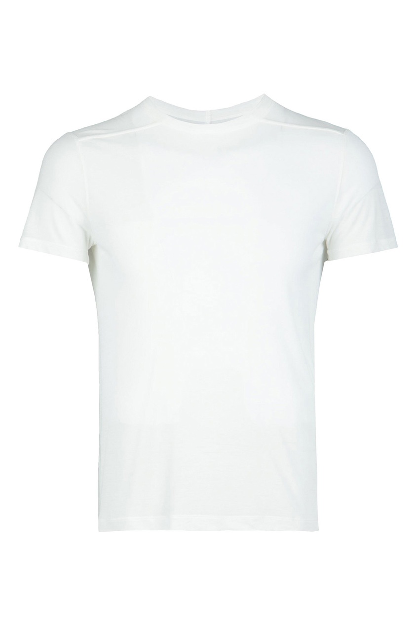 фото Белая футболка с декоративными швами rick owens