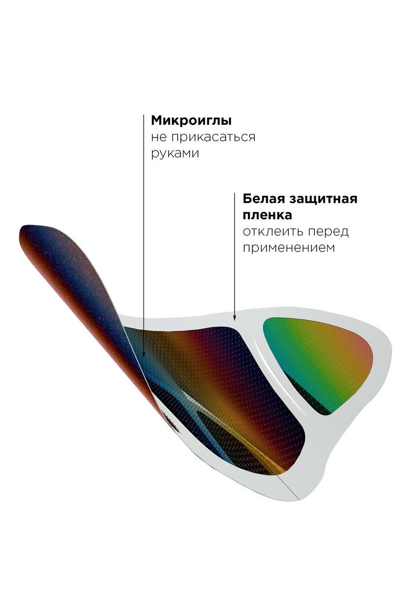 фото Микроигольные патчи BLOM с пептидом SYN-AKE для лба, 2 патча Blóm