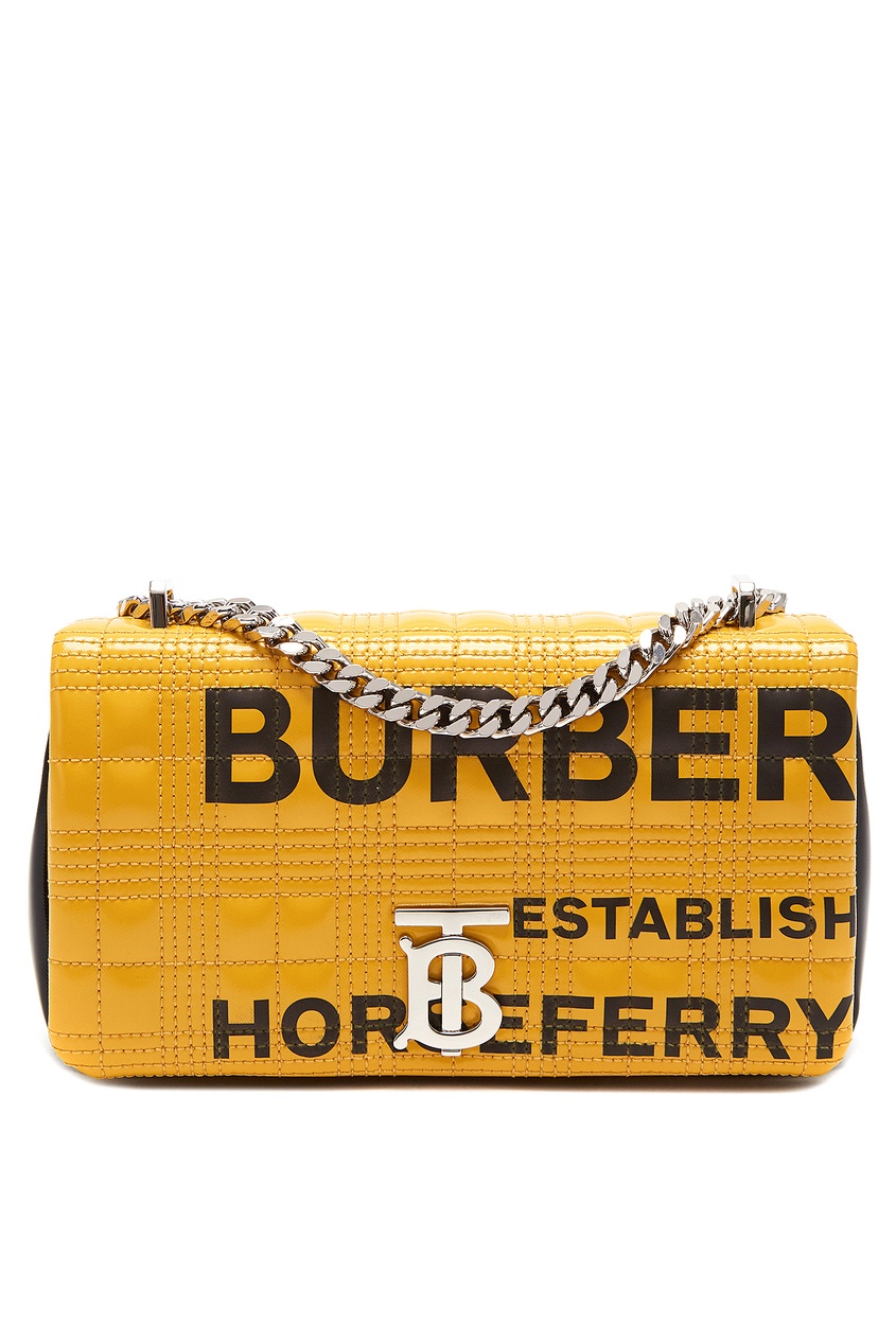 фото Черно-желтая сумка Lola с принтом Horseferry Burberry