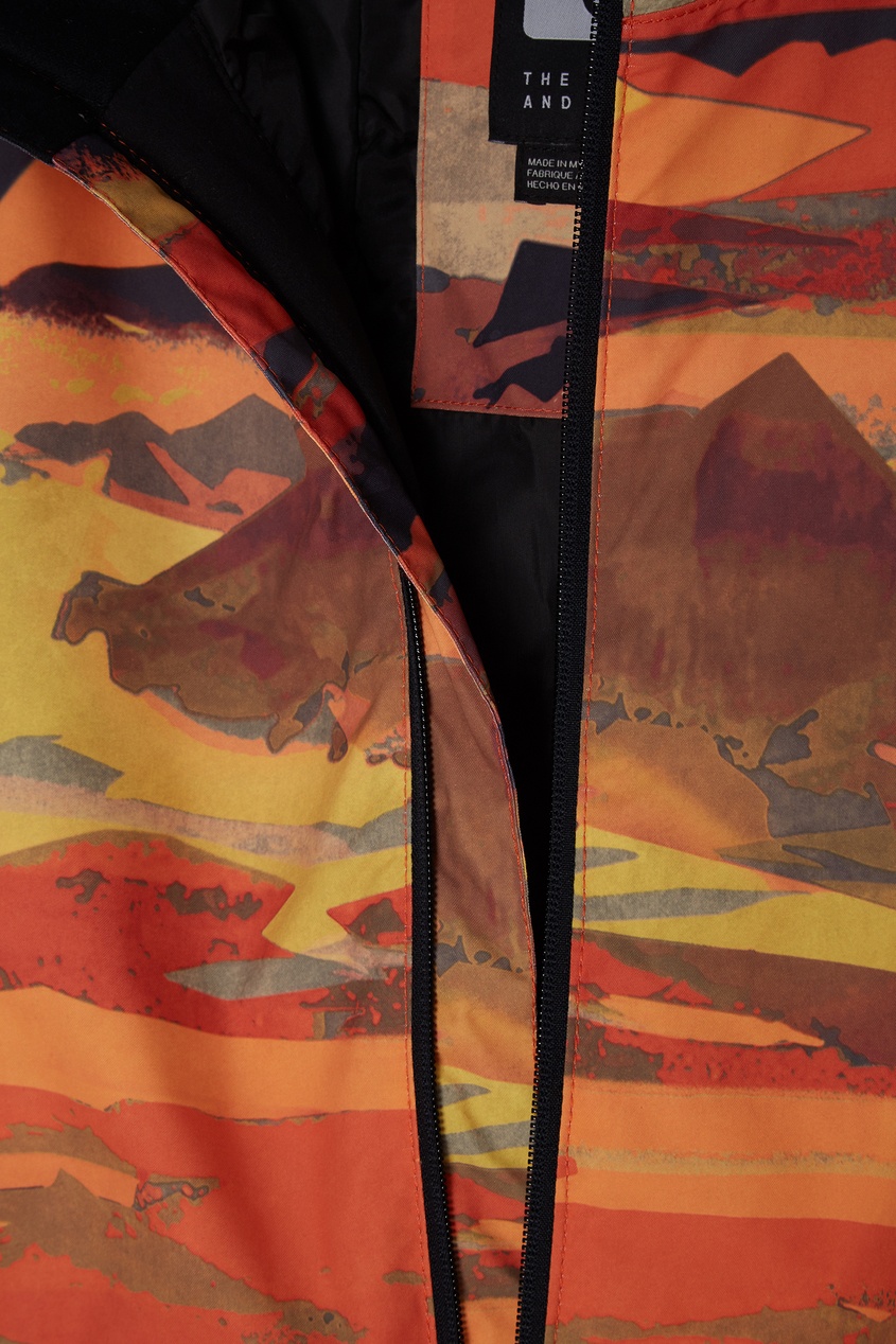 фото Сноубордическая куртка с пейзажным принтом mission quiksilver