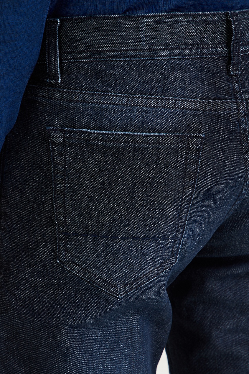 фото Темно-синие джинсы с потертостями Richard j brown