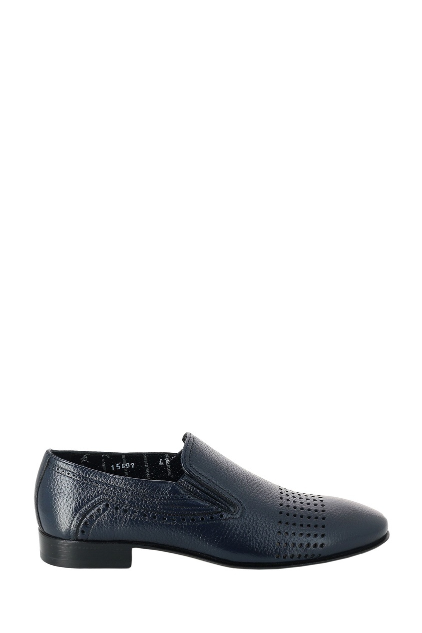 фото Темно-синие кожаные туфли Roberto rossi