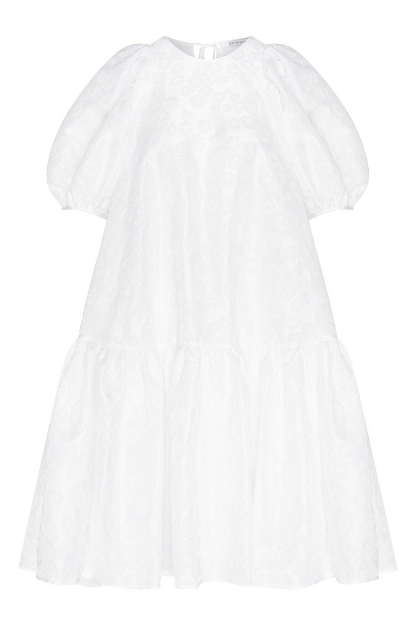 фото Белое платье оверсайз alexa cecilie bahnsen