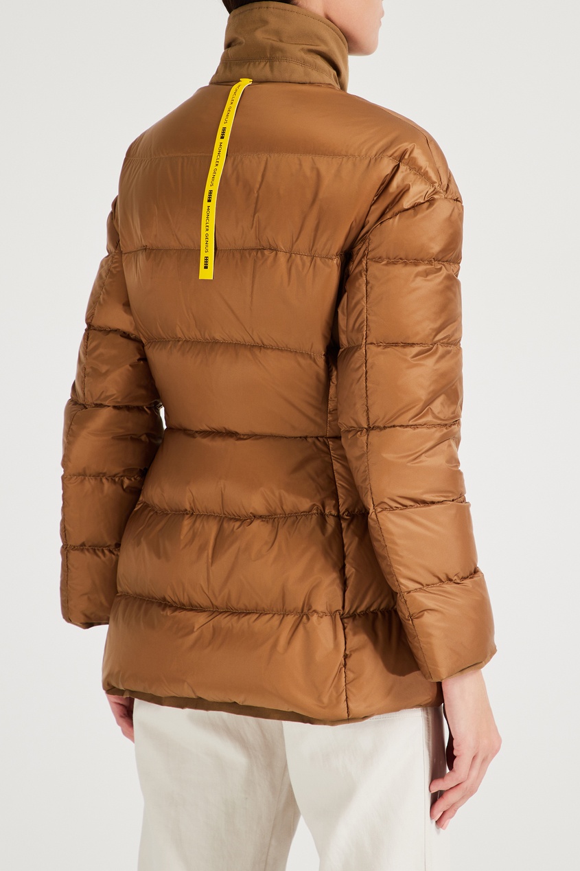 фото Куртка из смесовой ткани цвета кэмел moncler